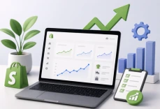 Ongoing Shopify improvements tracked against store growth